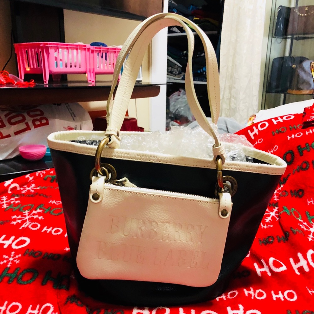 Authentic Burberry Blue Label Tote Small